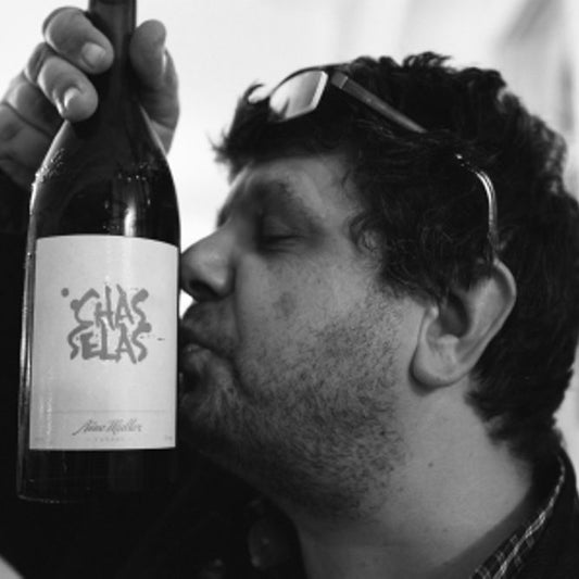 Yves BECK dit "BECKUSTATOR" vient de déguster nos vins.